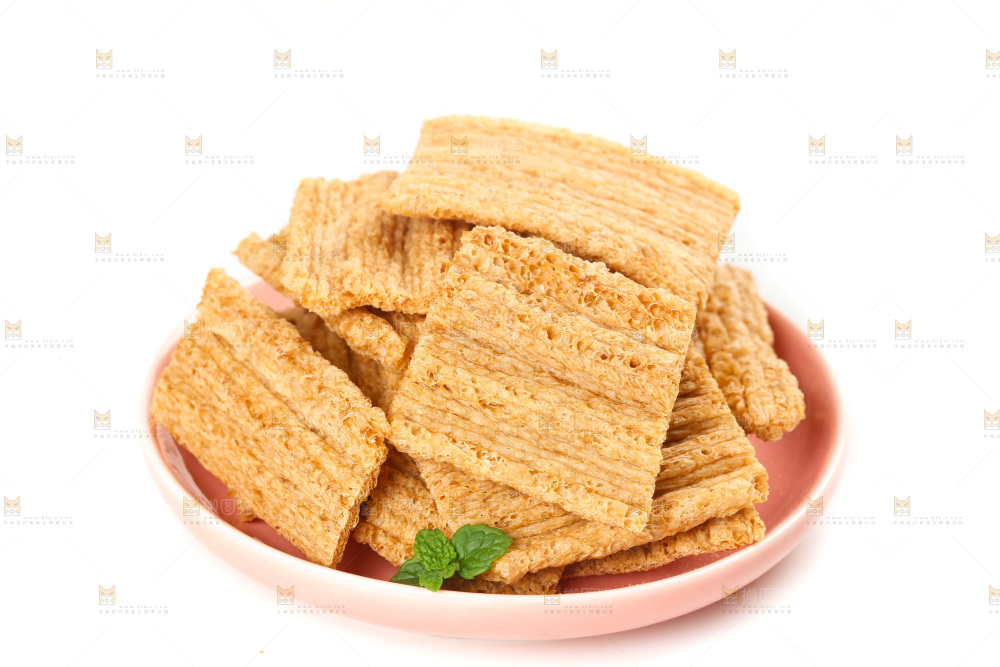 白底上的荞麦酥