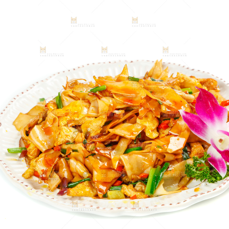 深底上的拌面