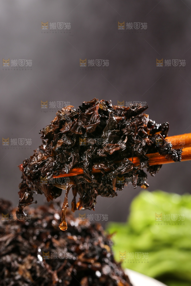 深底上的梅干菜