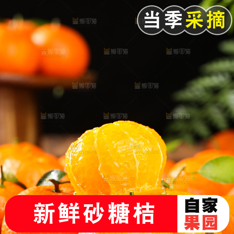 深底上的砂糖桔