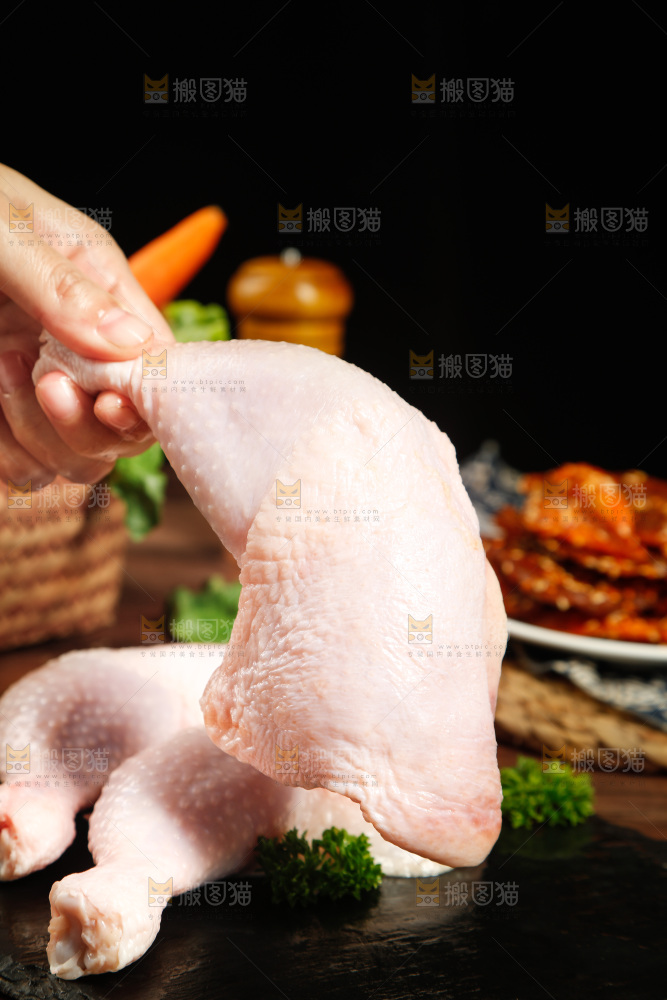 深底上的大鸡腿