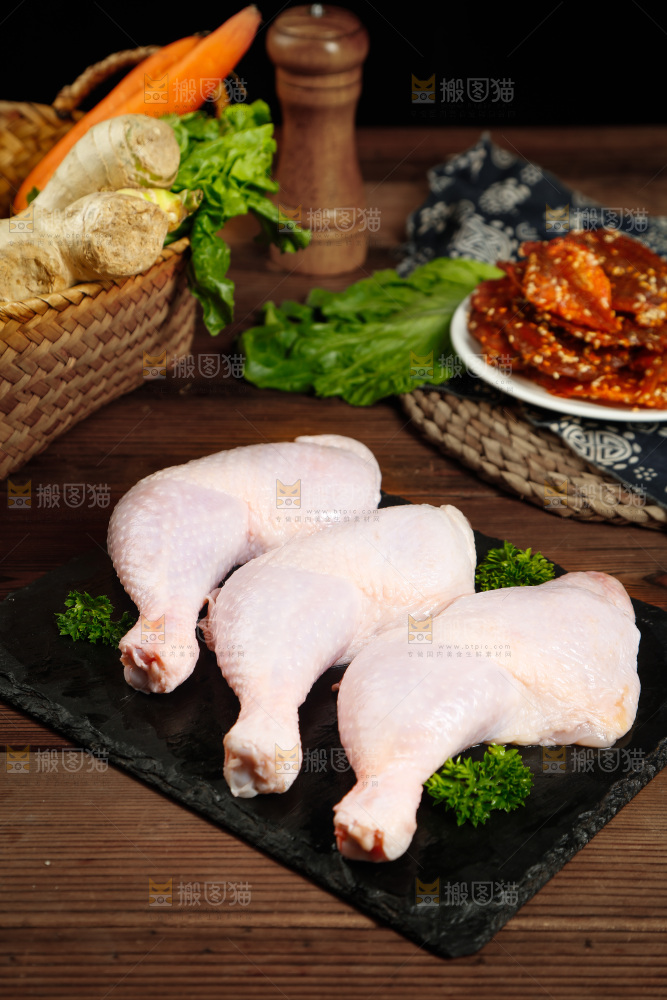 深底上的大鸡腿