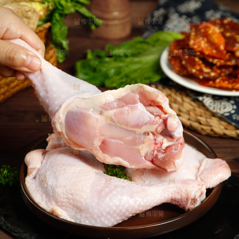 深底上的大鸡腿