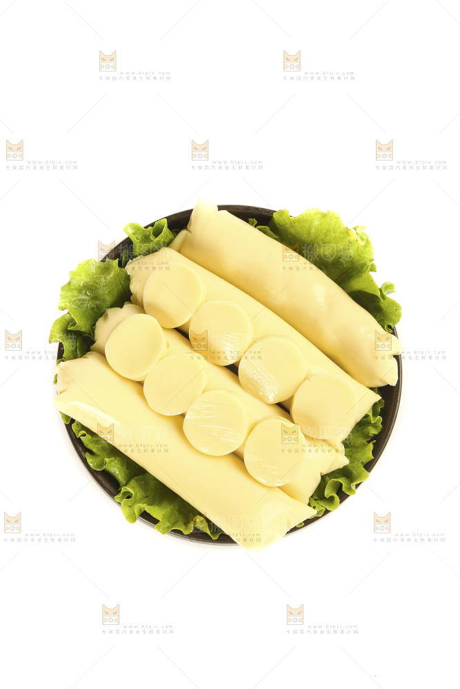白底上的鸡蛋豆腐