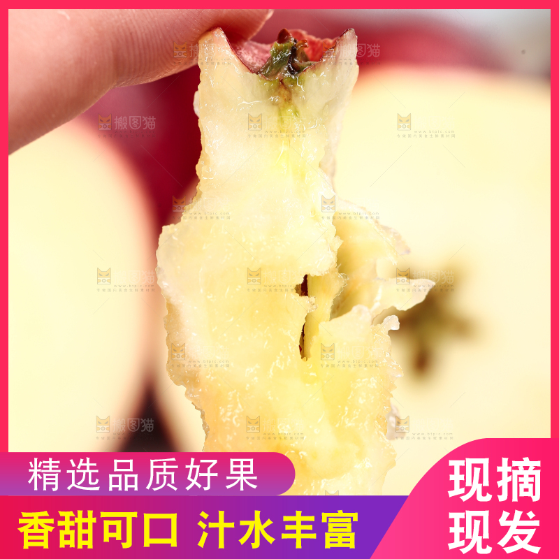 浅底上的秦冠苹果