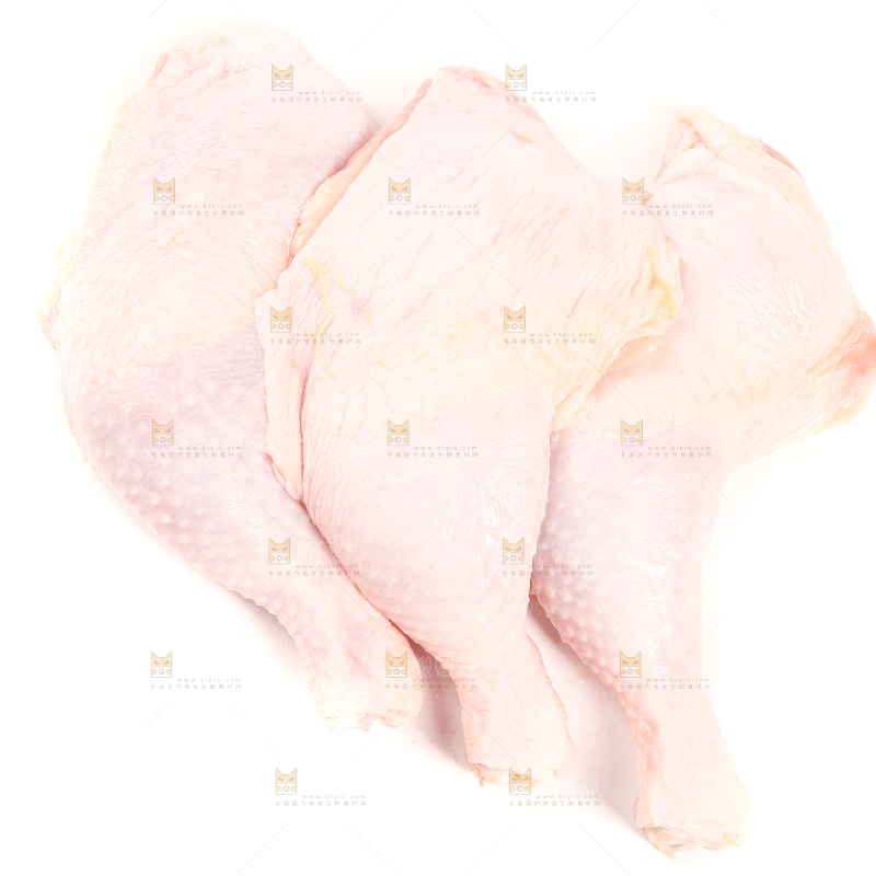 白底上的大鸡腿