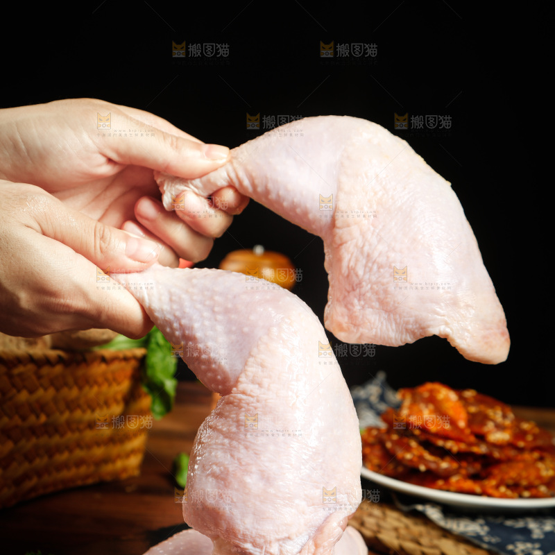 深底上的大鸡腿