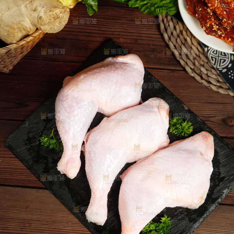 深底上的大鸡腿