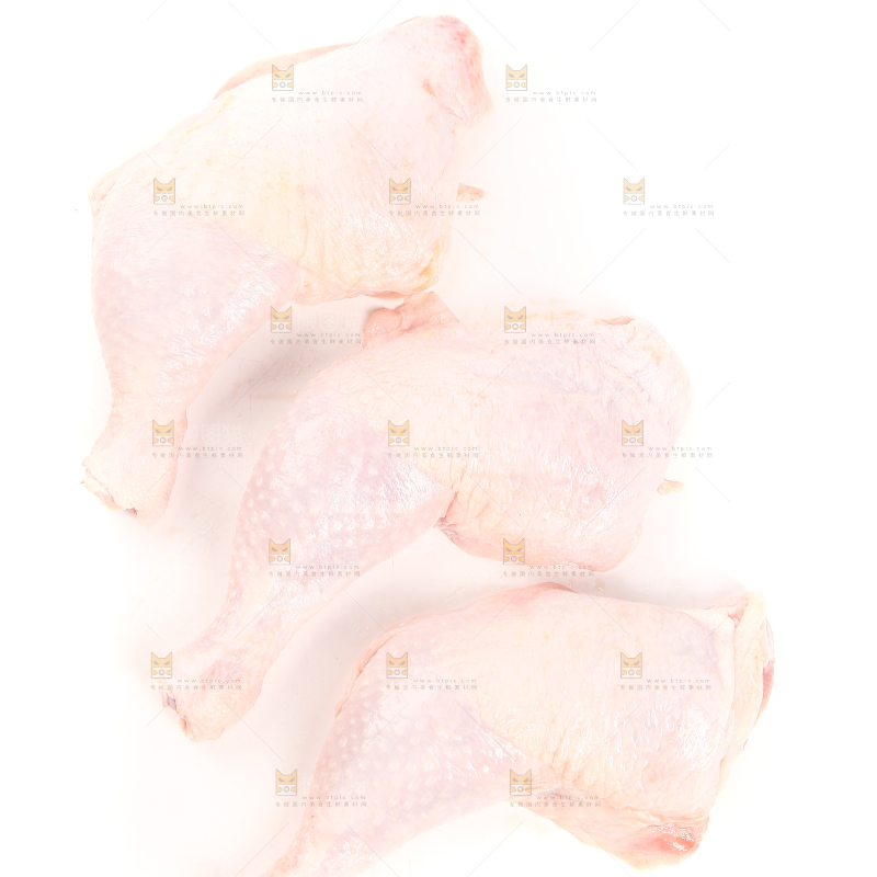 白底上的大鸡腿