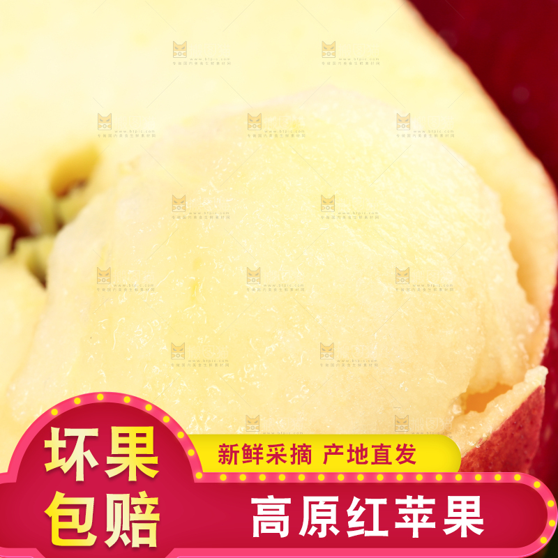 浅底上的秦冠苹果