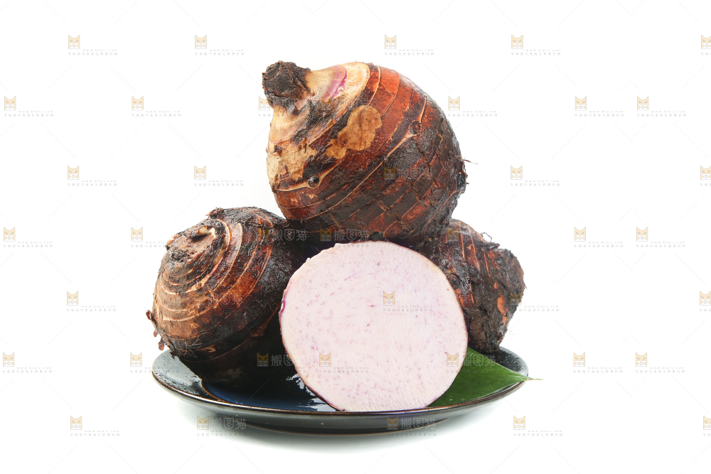 白底上的荔浦芋头