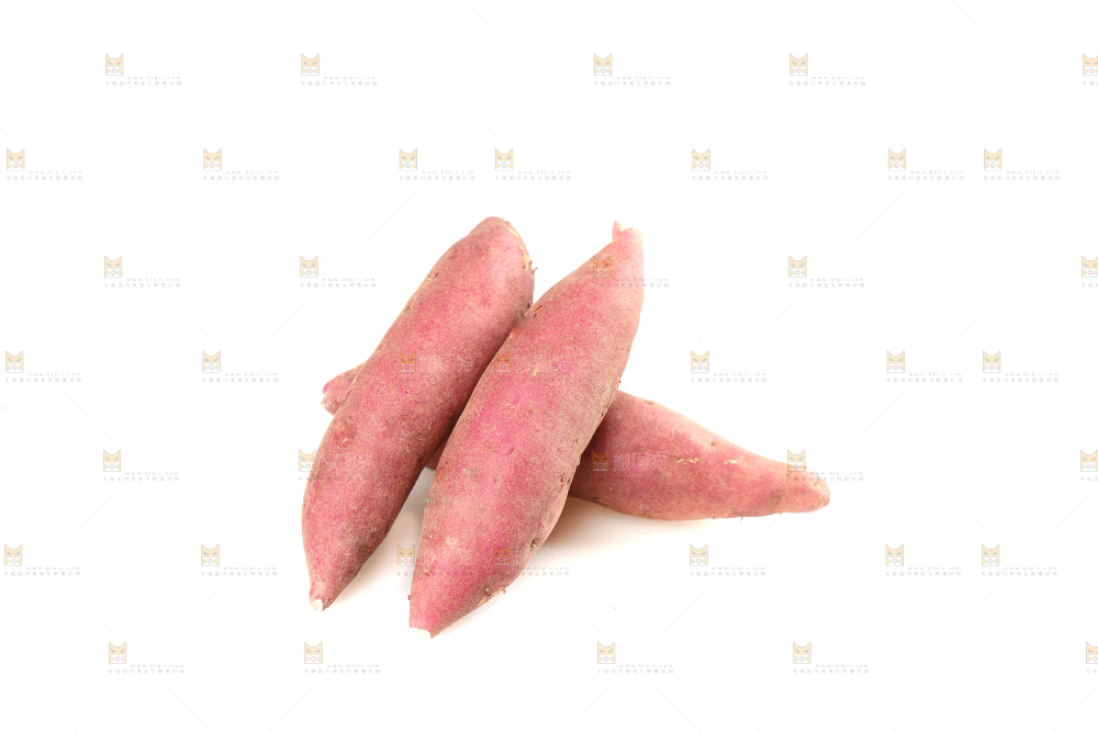 白底上的临安小香薯