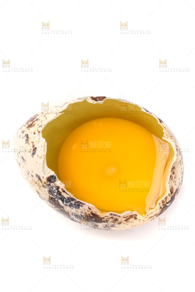 白底上的鹌鹑蛋