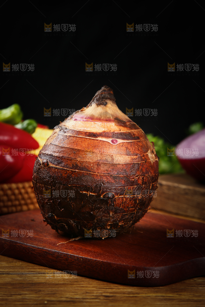 深底上的荔浦芋头