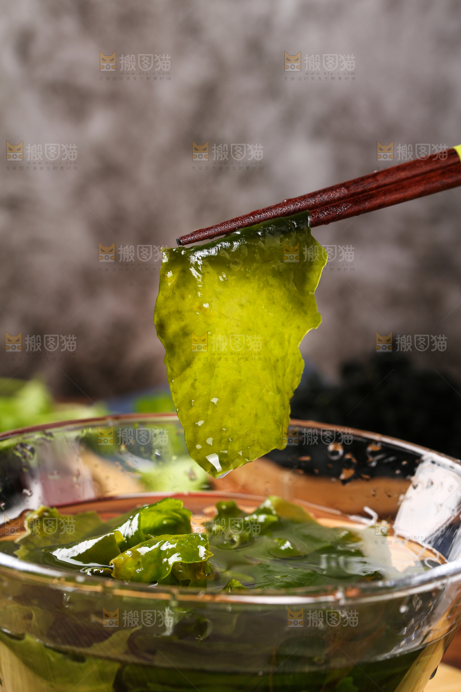 深底上的裙带菜