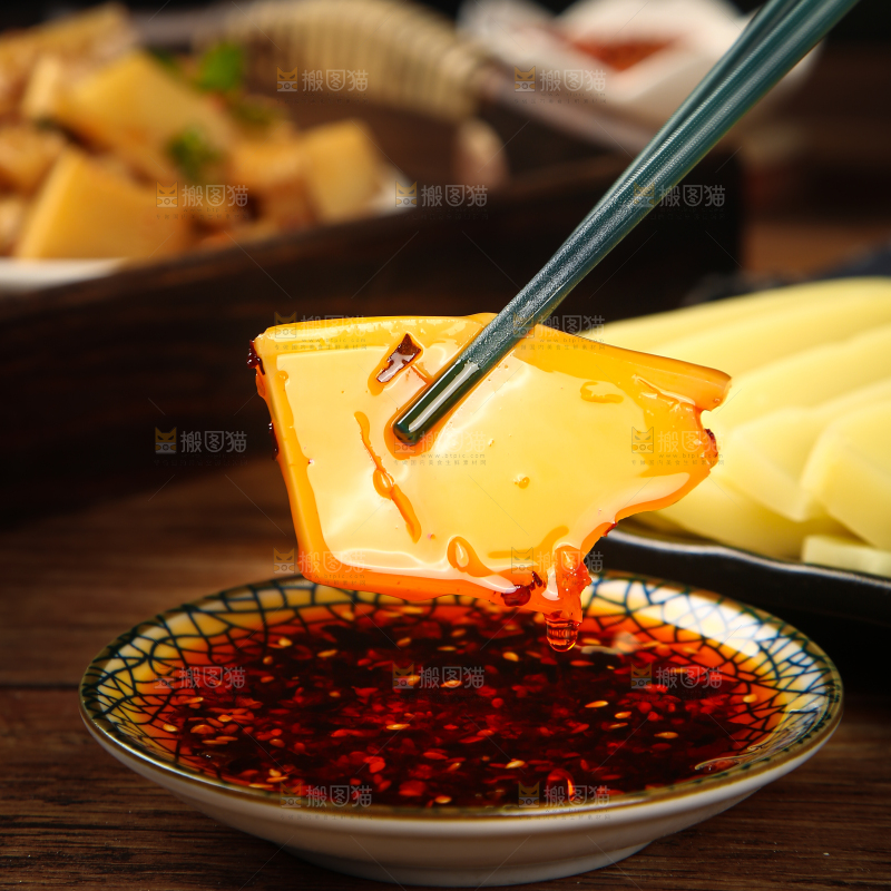 深底上的米豆腐