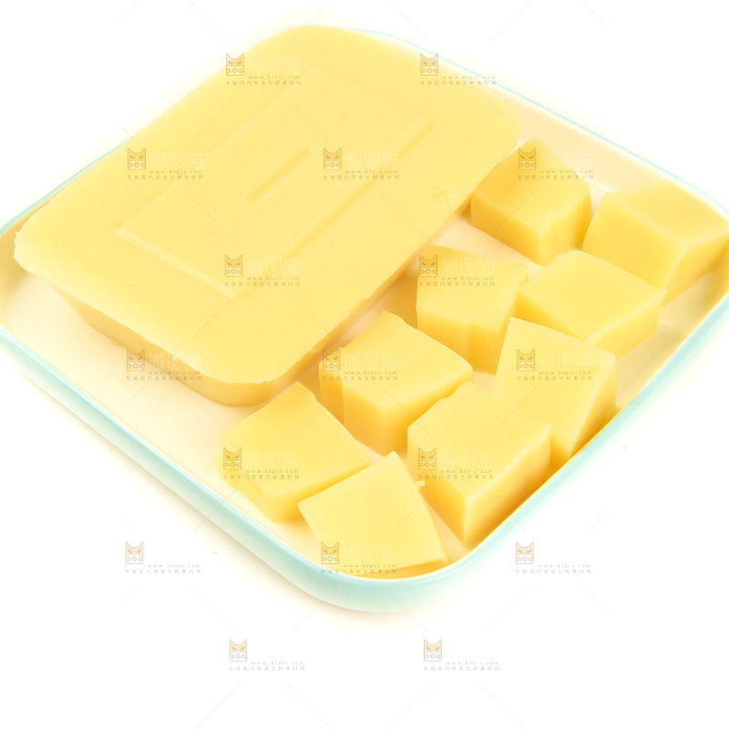 白底上的米豆腐