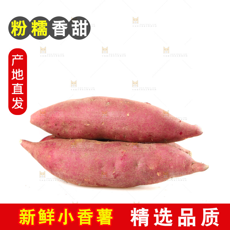 白底上的临安小香薯