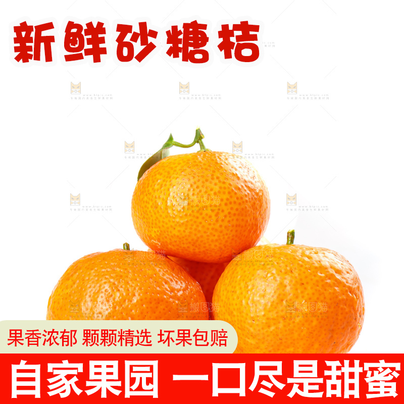白底上的沙糖桔