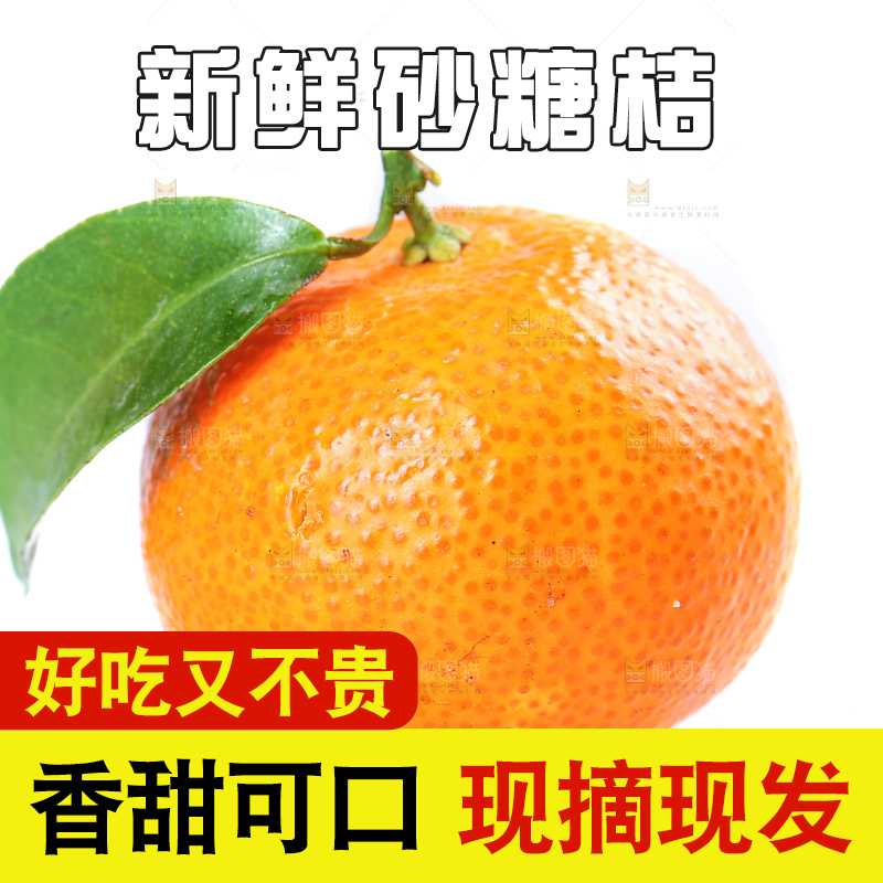 白底上的沙糖桔