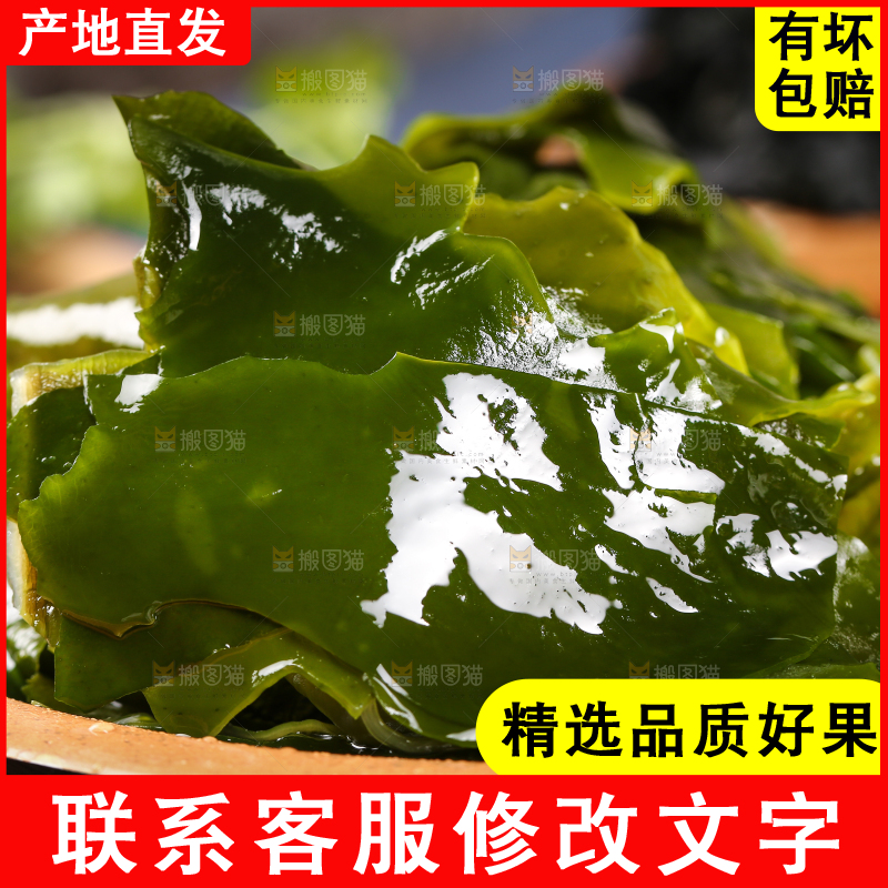 深底上的裙带菜