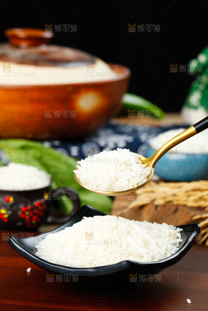 深底上的五常大米