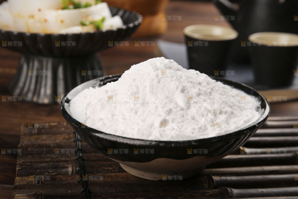 深底上的豌豆淀粉