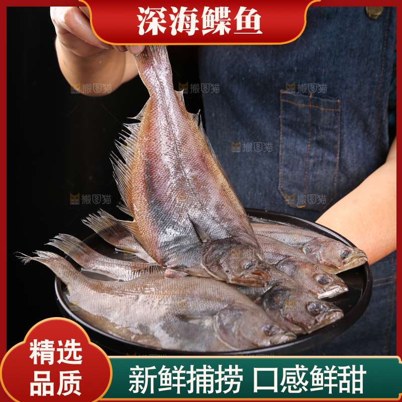 深底上的鲽鱼