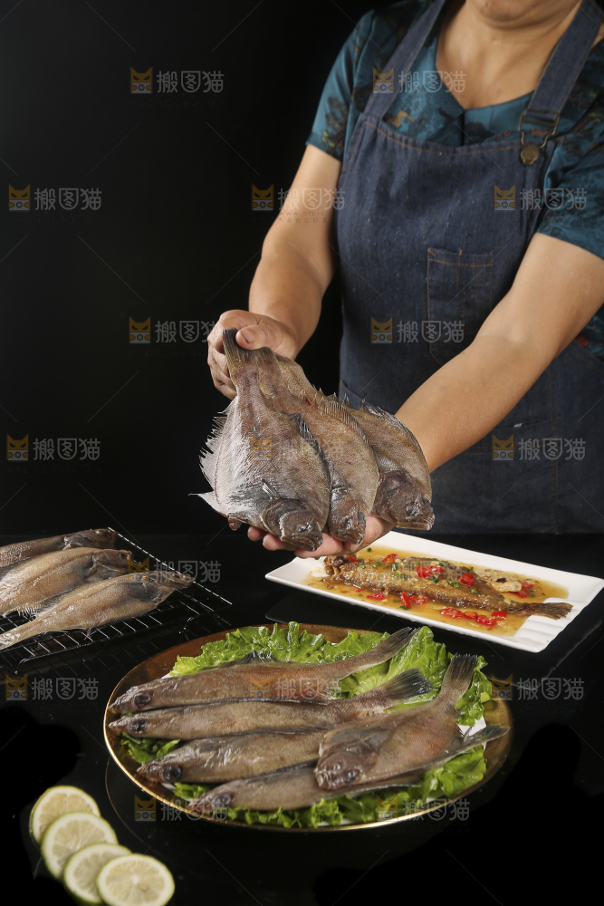 深底上的鲽鱼