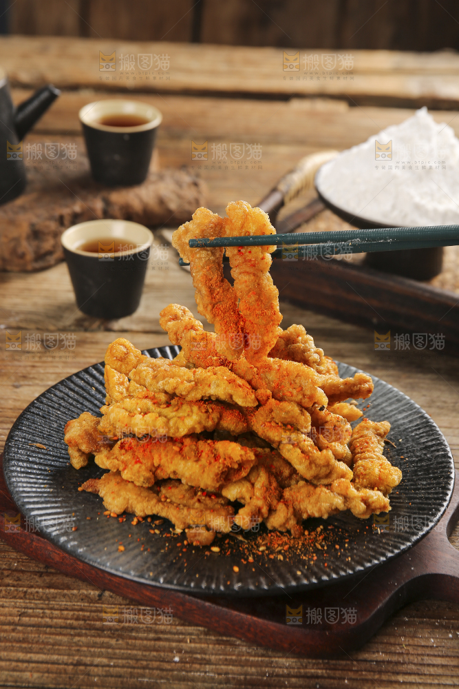 木底上的小酥肉