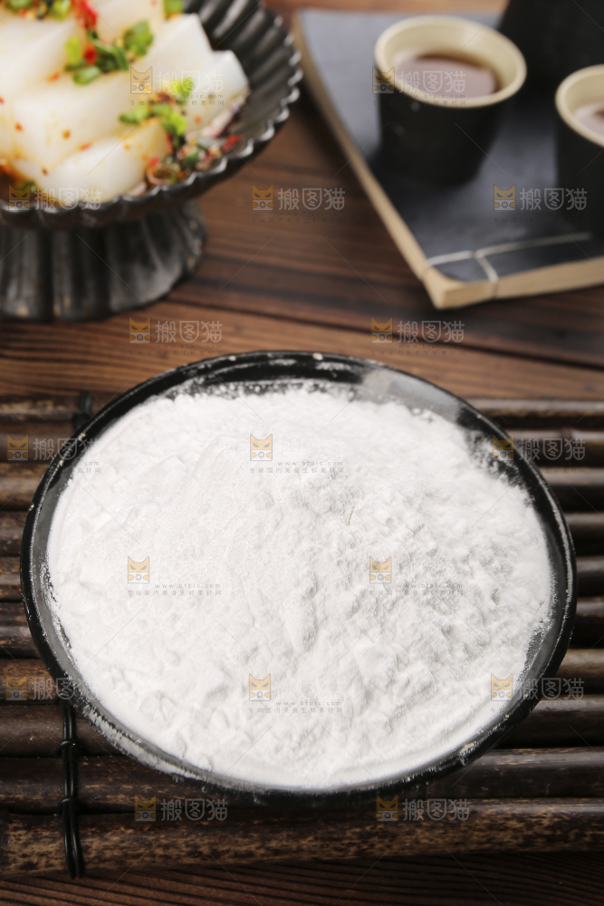 深底上的豌豆淀粉