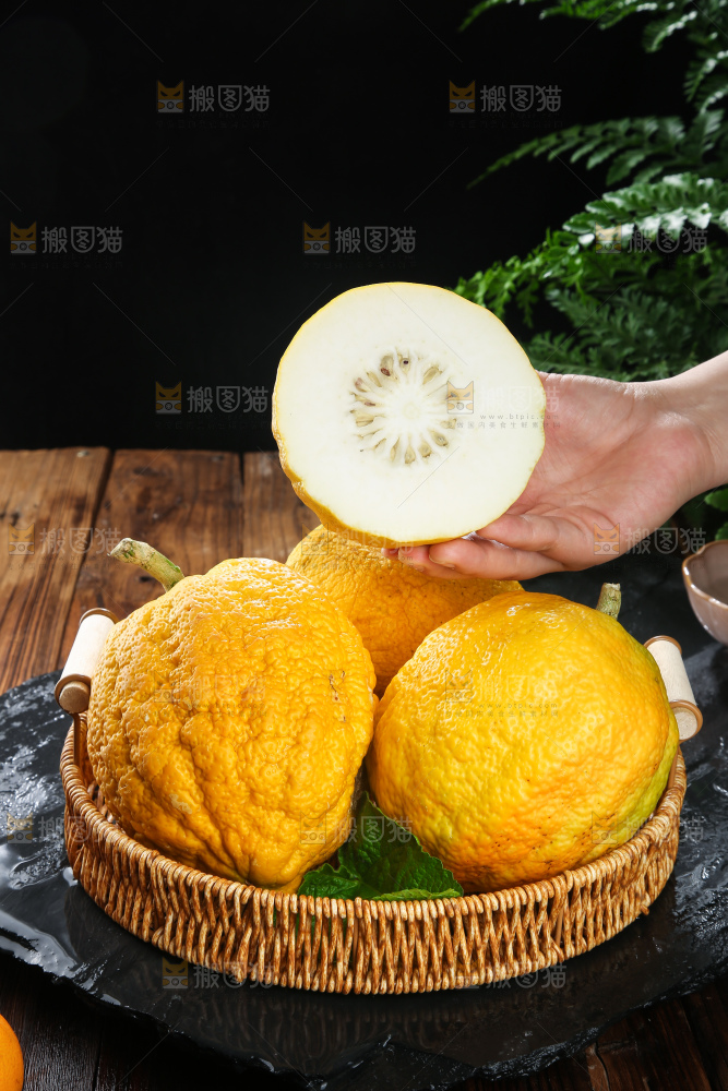 深底上的香橼果