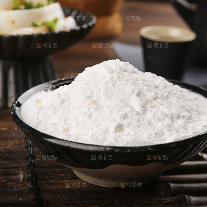 深底上的豌豆淀粉