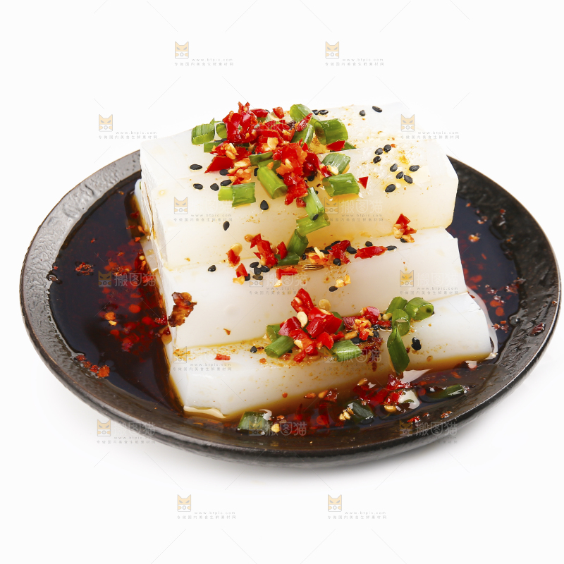 碗里的红油凉粉