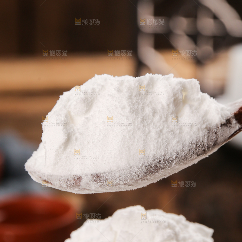 深底上的豌豆淀粉