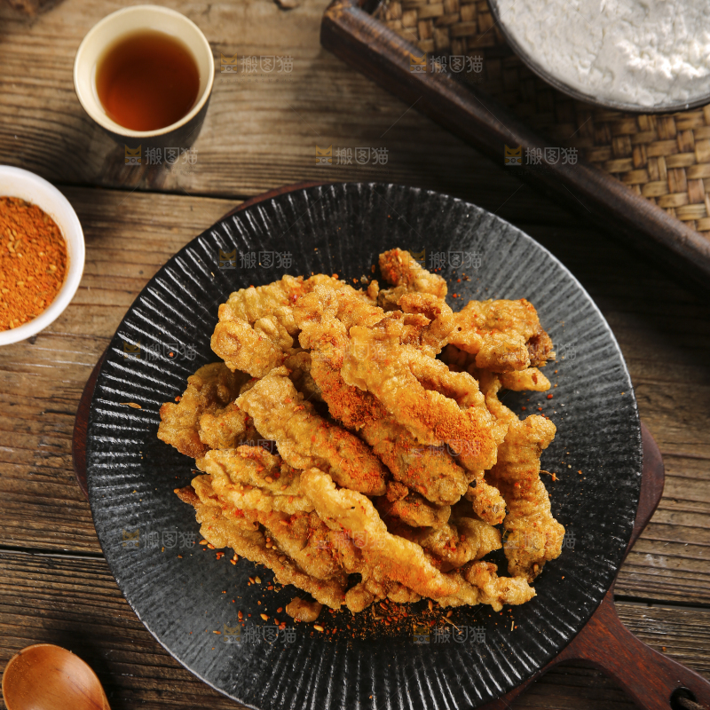 木底上的小酥肉