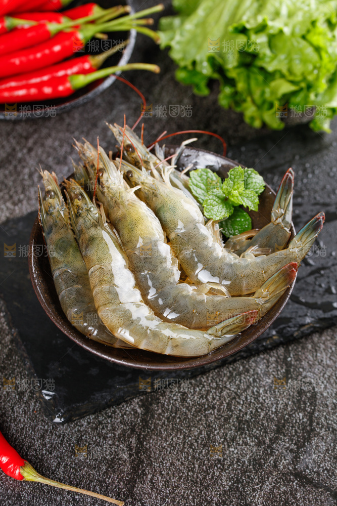 深底上的青岛大虾