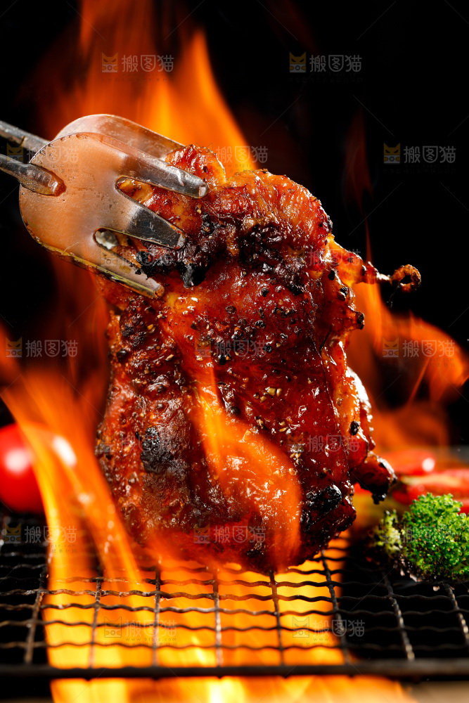 深底上的炭烧鸡排