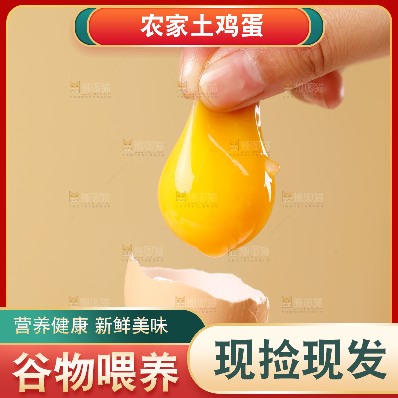 浅底上的土鸡蛋