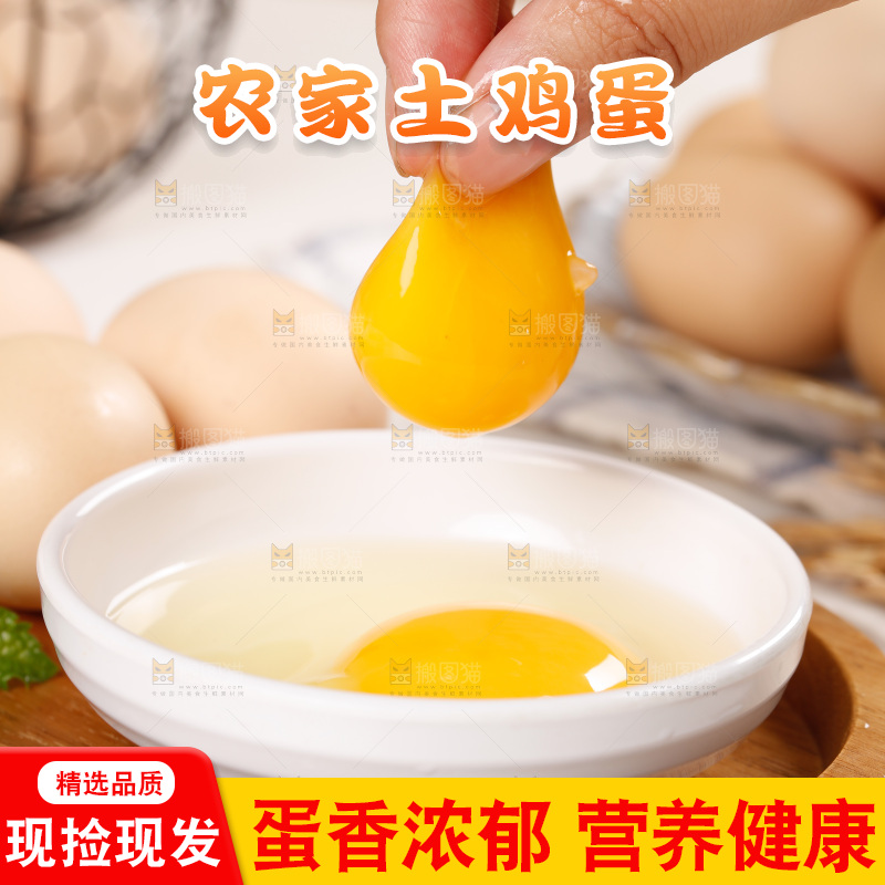 浅底上的土鸡蛋