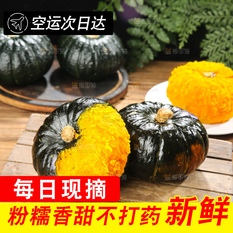 深底上的贝贝南瓜