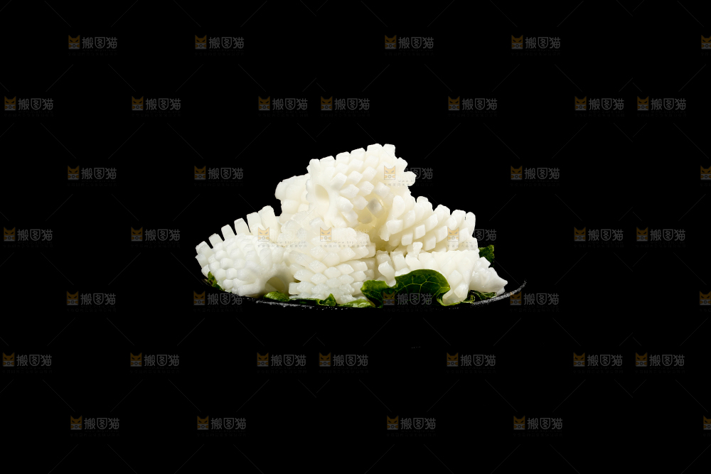 深底上的鱿鱼花
