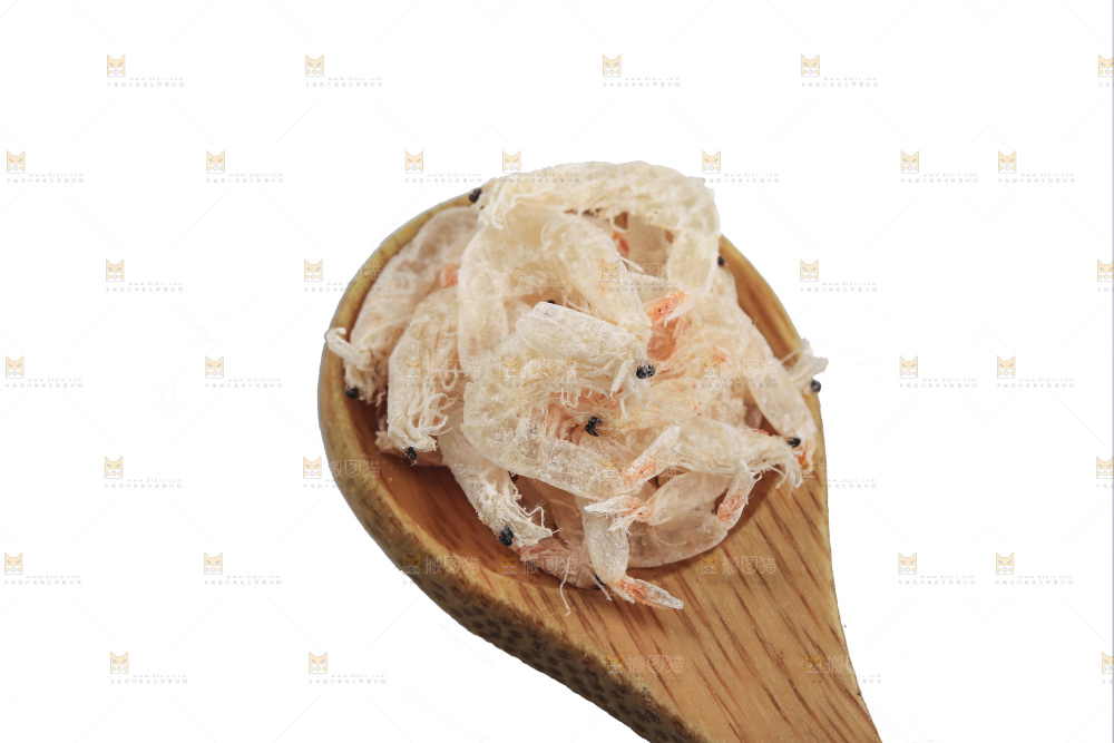 白底上的虾米皮
