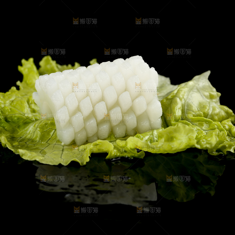 深底上的鱿鱼花