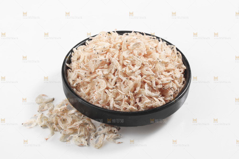 白底上的虾米皮