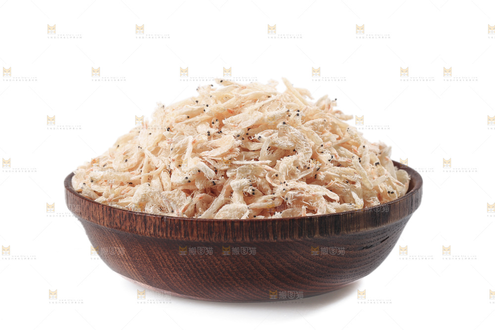 白底上的虾米皮