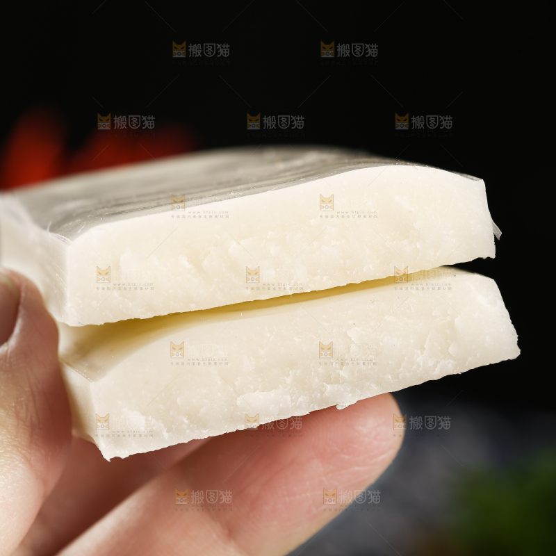 深底上的年糕
