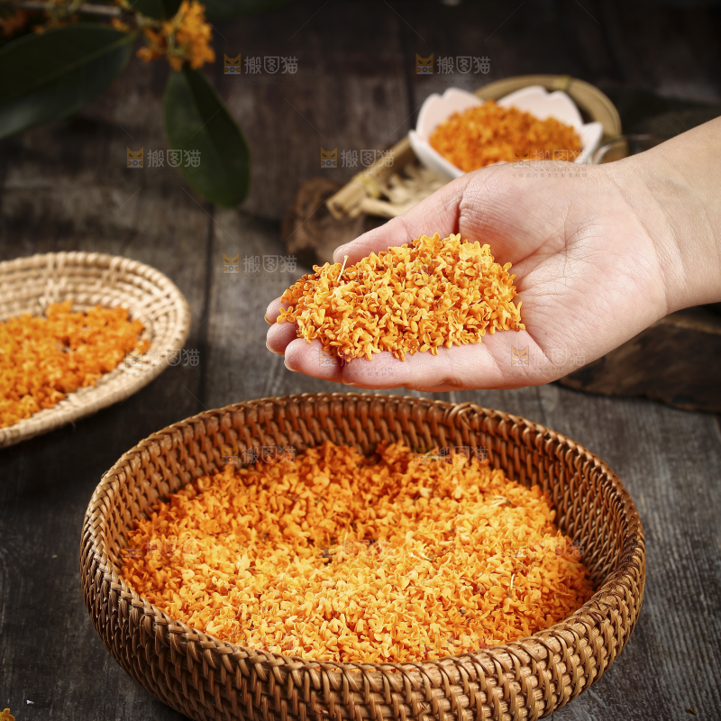 深底上的桂花