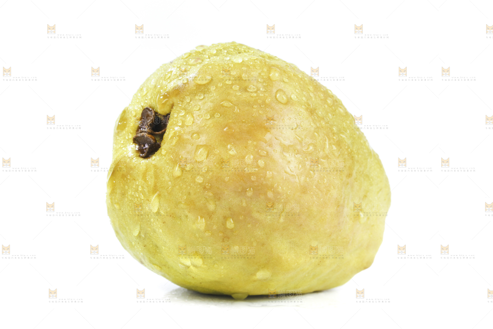 白底上的红心芭乐