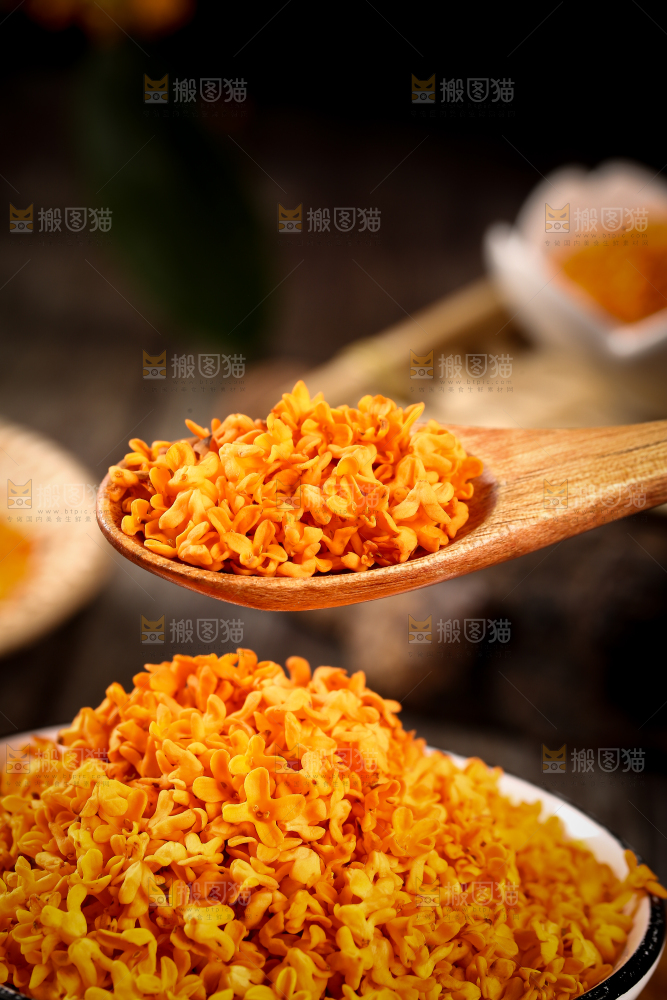 深底上的桂花